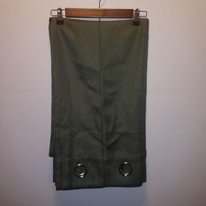 🌈Dark Olive Green Pleated Curtains
